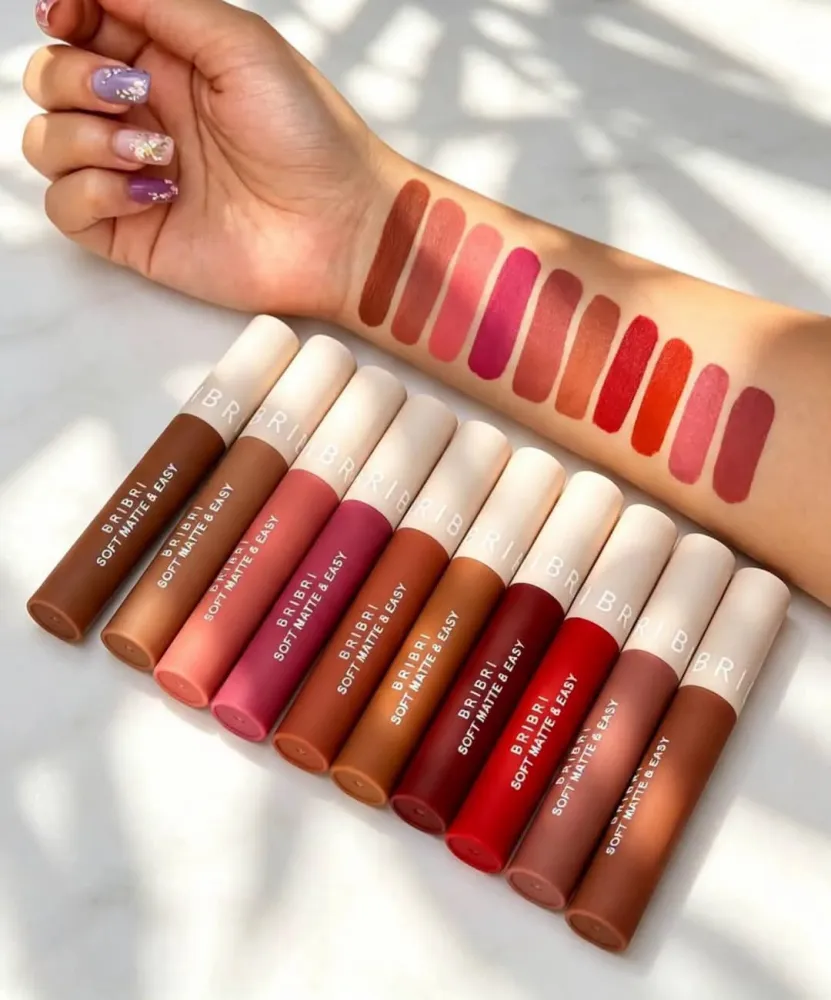 BRIBRI Premium Matte Lipstick Box 10 Pieces